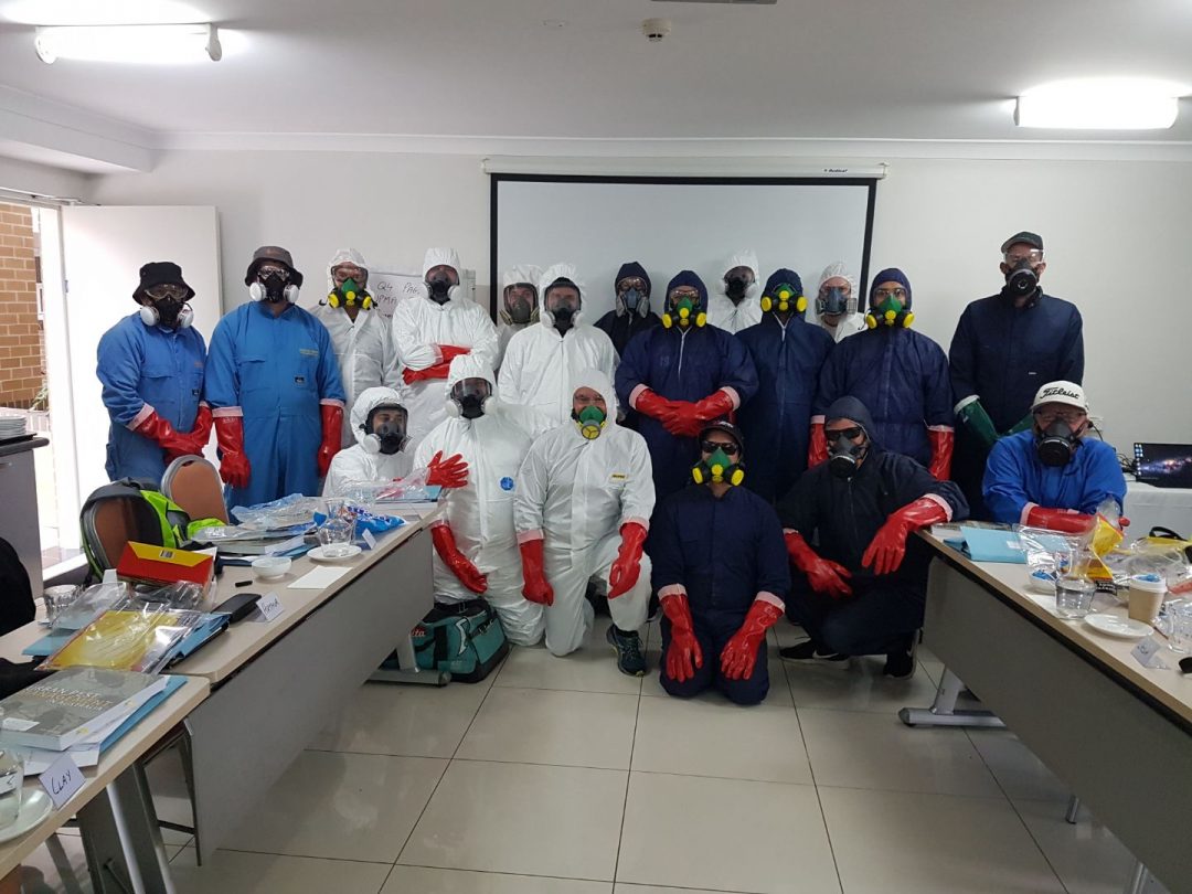 Classroom of pest management course students